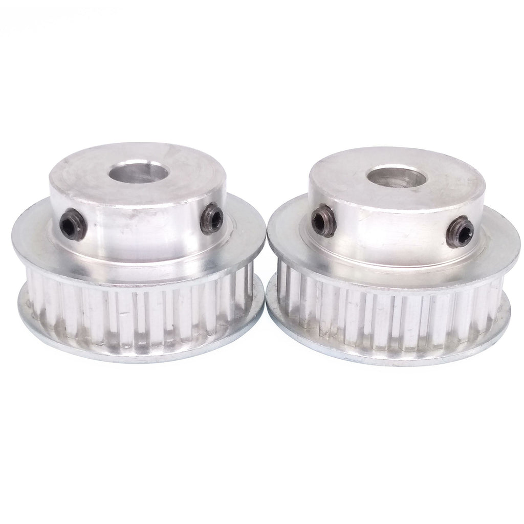 2pcs XL 25T Timing Belt Pulley Synchronous Wheel 10mm Bore For 10mm Width Belt