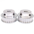 2pcs XL 25T Timing Belt Pulley Synchronous Wheel 10mm Bore For 10mm Width Belt