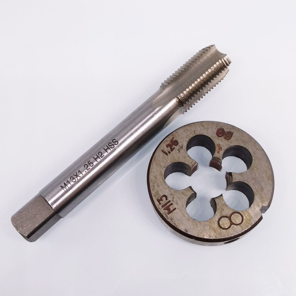 AU Stock HSS M13 x 1.25mm Tap & M13 x 1.25mm Die Metric Thread Right Hand