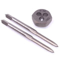 HSS 6-32 Taper & Plug Tap & 6-32 Hexagon Die Thread Right Hand Set