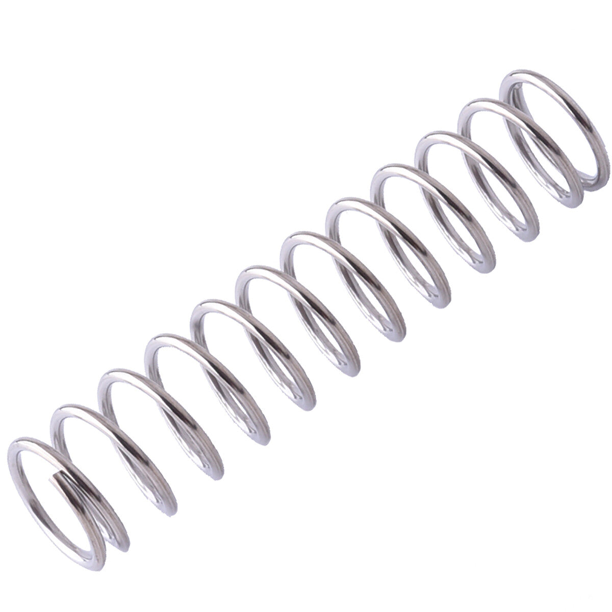 10x Wire Dia 0.2mm Compression Pressure Spring OD 1.5mm L 5mm Stainless Steel A2