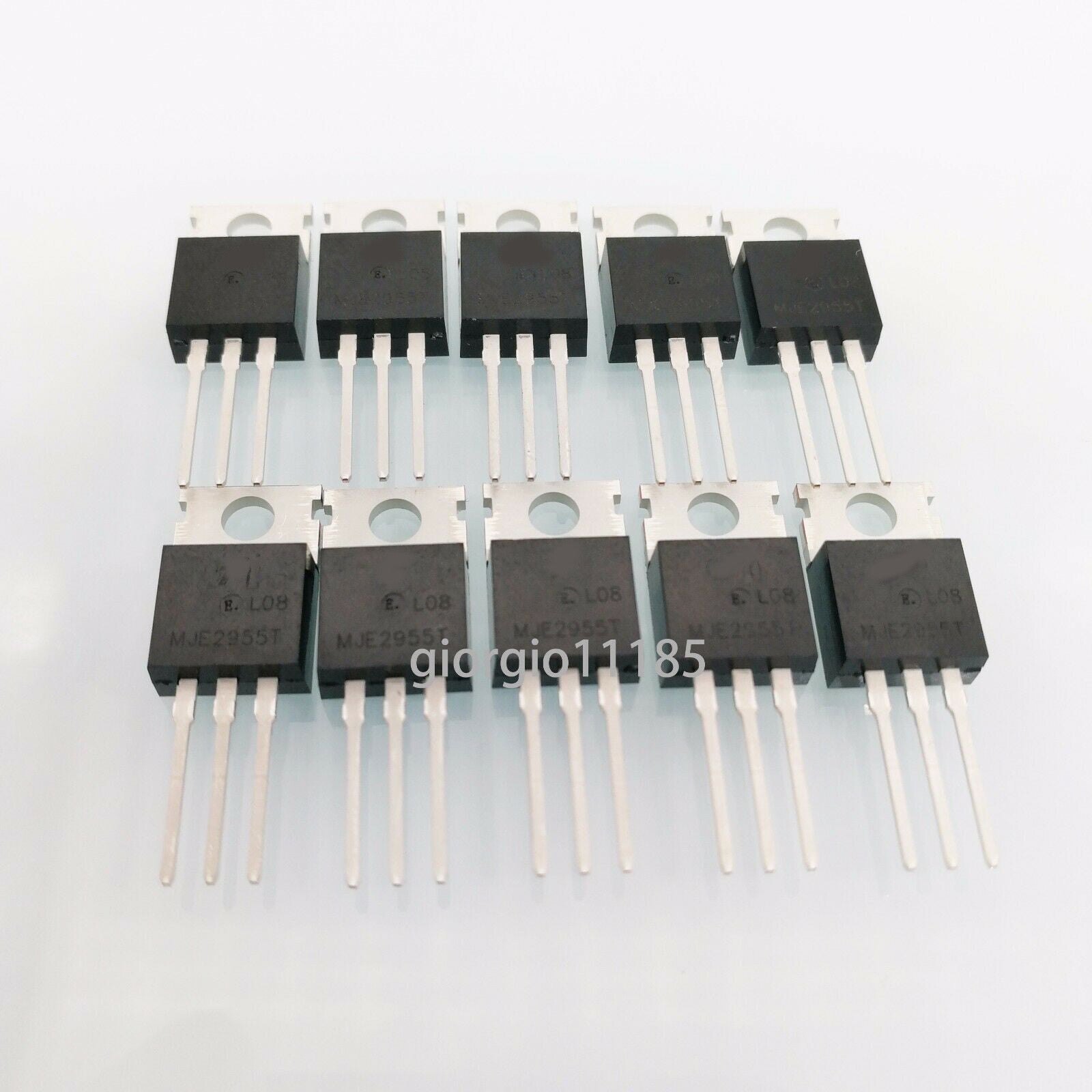 US Stock 10pcs MJE2955T MJE2955 10A 60V 75W TO-220PNP Transistor
