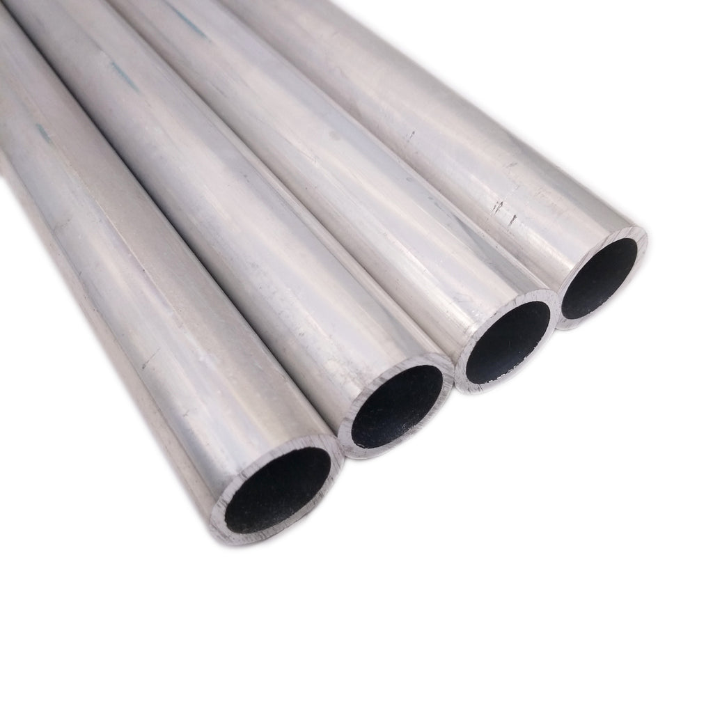 4pcs 19mm ±10% OD 15mm ±10% ID 2mm Wall 12" Long 6061 T6 Aluminum Tube Tubing