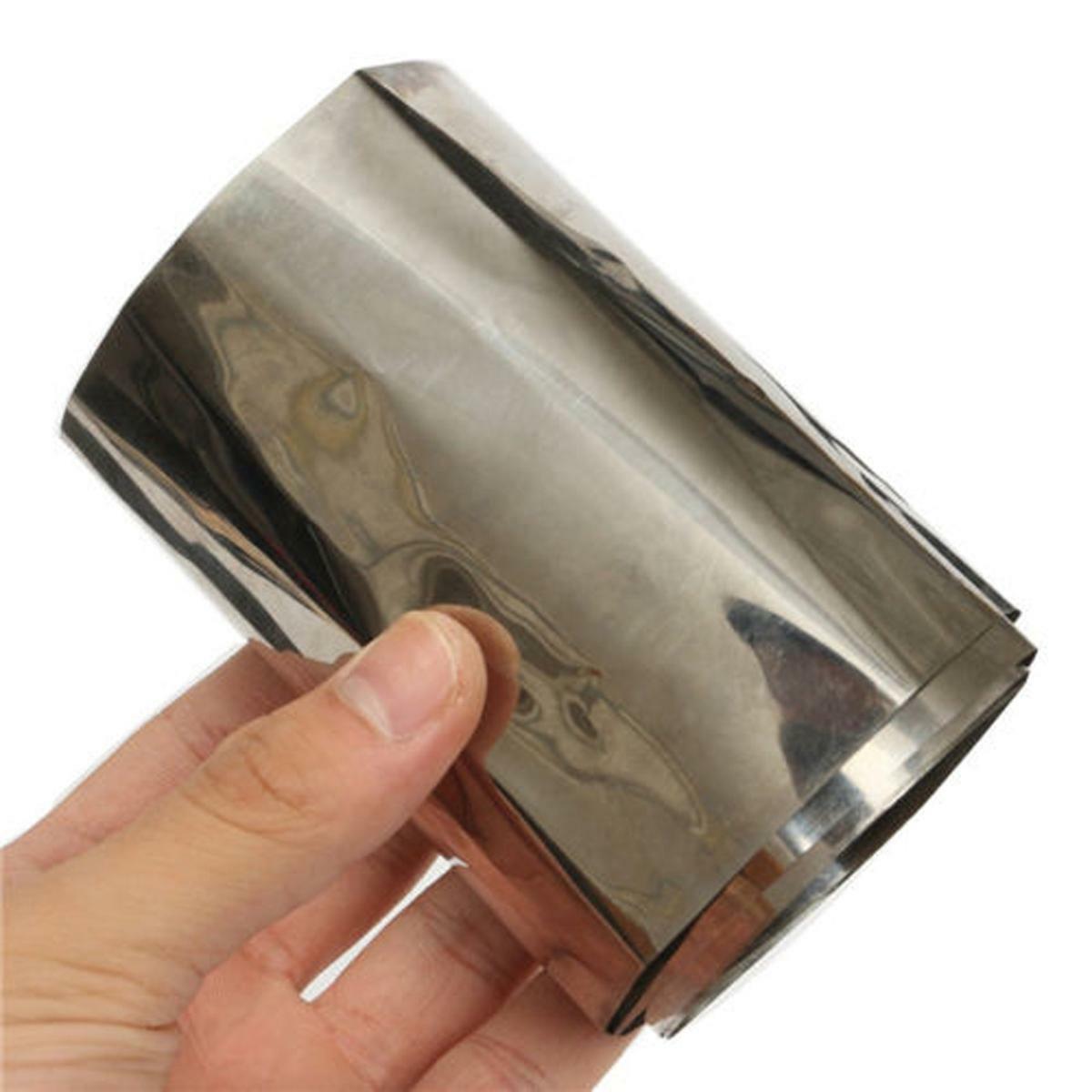 0.2mm ±10% x 100mm x 1000mm 99.995% Pure Iron Foil Fe Thin Sheet