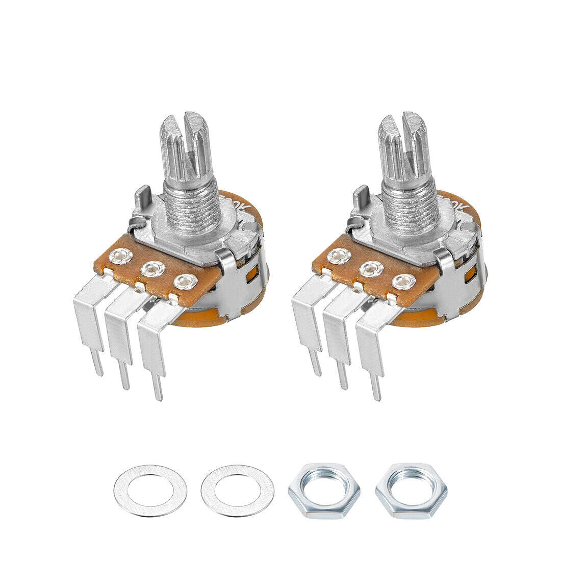 2 pieces. WH148 Variable Resistance A Gyro Carbon Film Potentiometer B10K Ohm