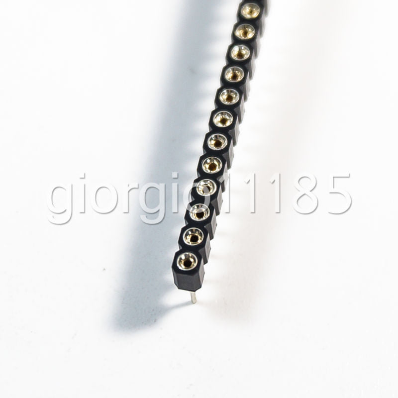 AU Stock20pcs 1 x 40 Pin 2.54mm Single Row Round Female Pin Header Connector