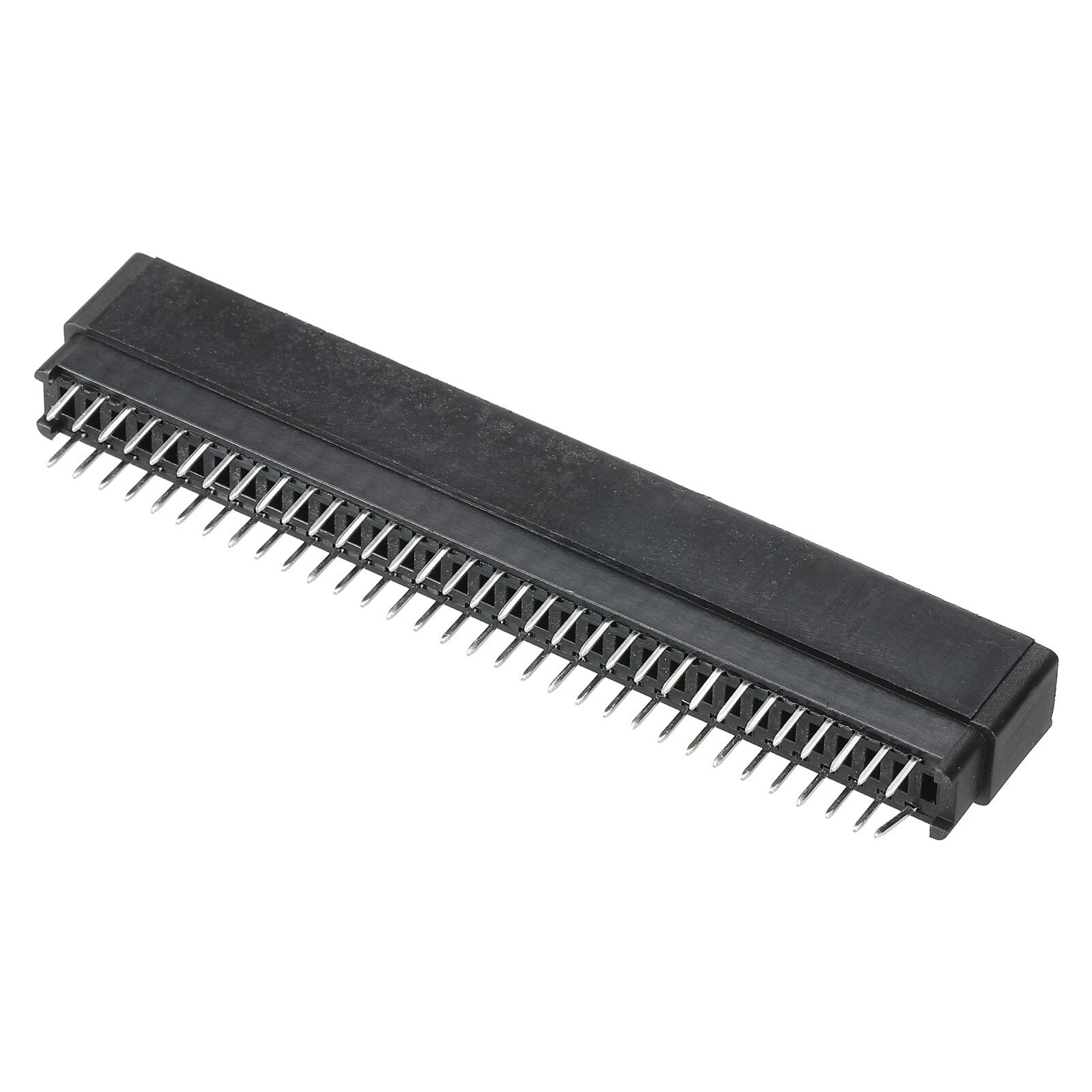 Card Edge Connector Black Socket Right Angle 64 Pin 2.54mm Pitch