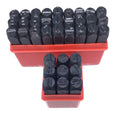 36pcs 5/16" 8mm Letter & Number Stamp Punch Set Hardened Steel Metal