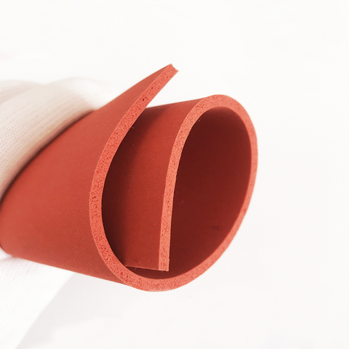 1pc Square 500x500mm Silicone Sponge Foam Rubber Sheets Seal Pads Thick 4mm ±10%