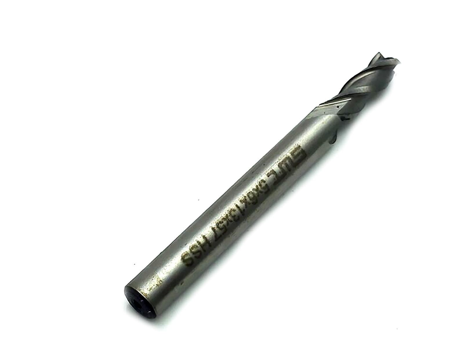 US Stock 3pcs 4mm Three 3 Flute HSS & Aluminium End Mill Cutter CNC Bit