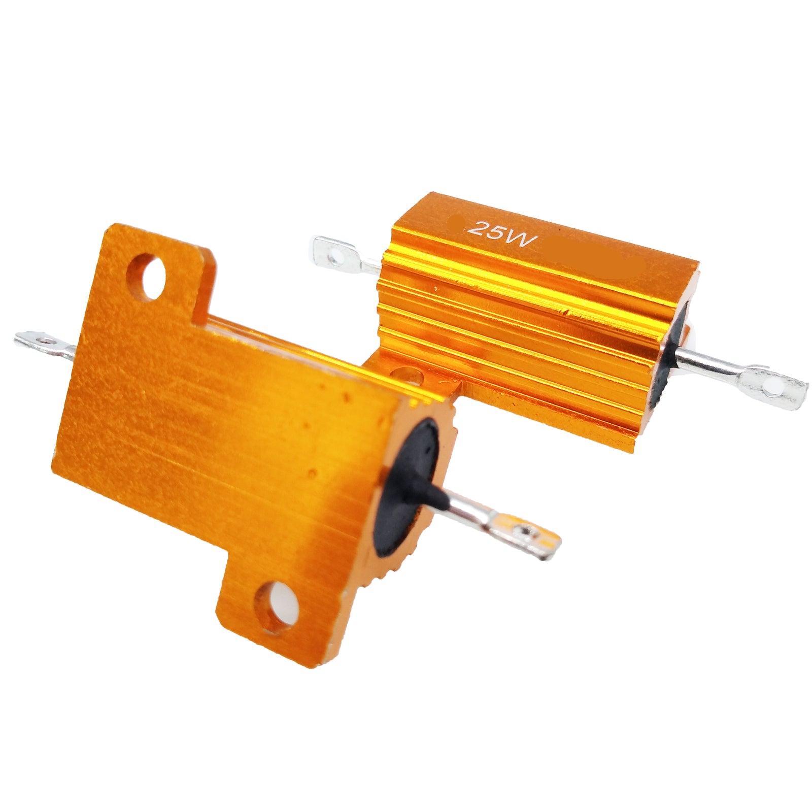 US Stock 2pc 30 ohm 30R 25W Watt Aluminum Housed Metal Case Wirewound Resistors