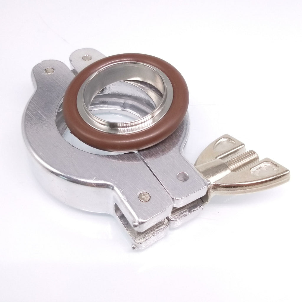 US Stock 1 set KF25 Aluminium vacuum clamp ring + SS304 centering ring w/ O-ring