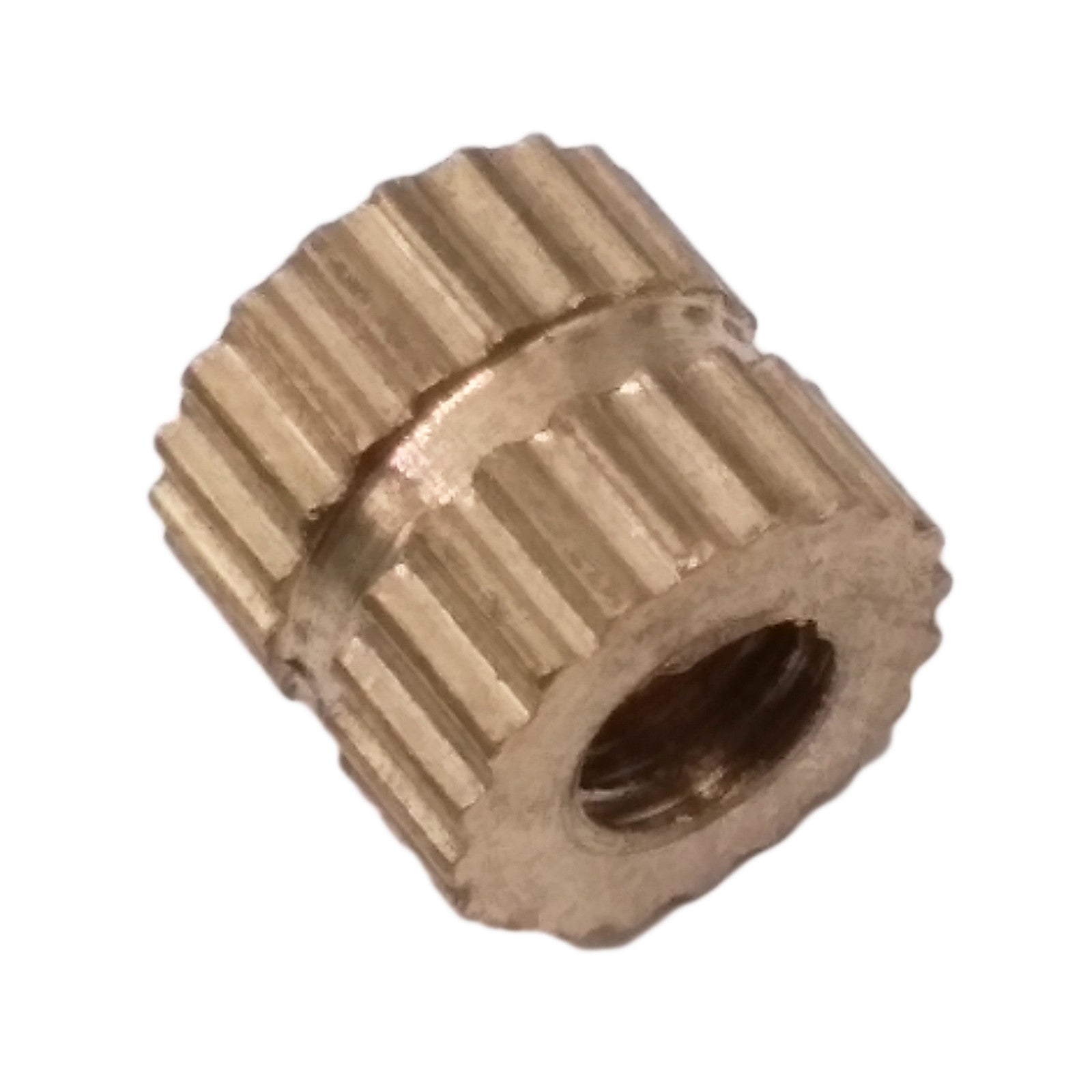 US Stock 50x M3 L5mm OD5.3mm Brass Cylinder Knurled Threaded Insert Embedded Nut