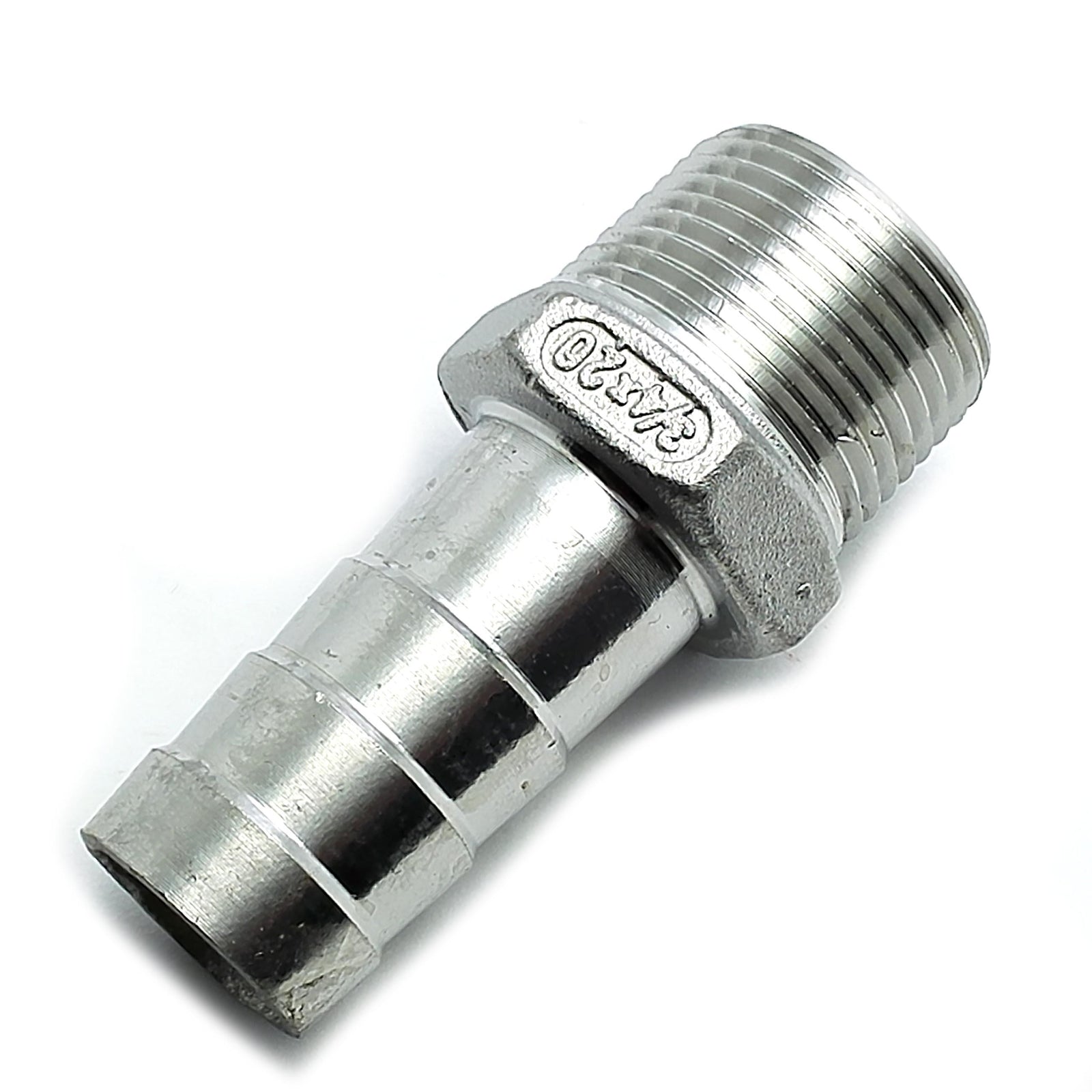 US Stock 3/4" Male Thread Pipe Fitting 20mm Barb Hose Tail Connector SS 304 NPT