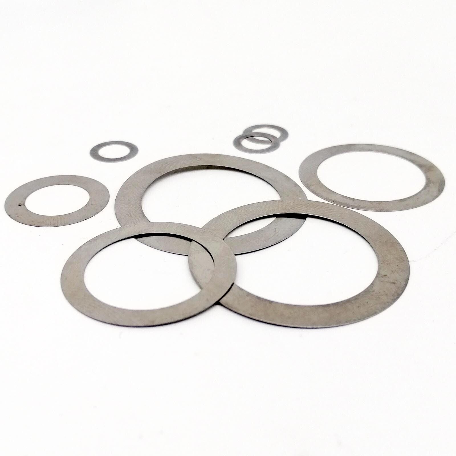 AU Stock 600pcs M3-M20 SS Thin Flat Washer Adjusting Shim Plain Gasket Kit 0.1mm