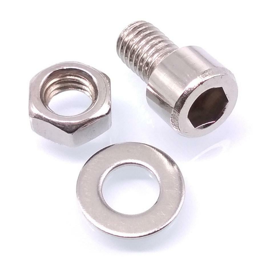 200x M5 x 8mm Socket Head Cap Screws Stainless Steel Allen Socket Nuts Washers