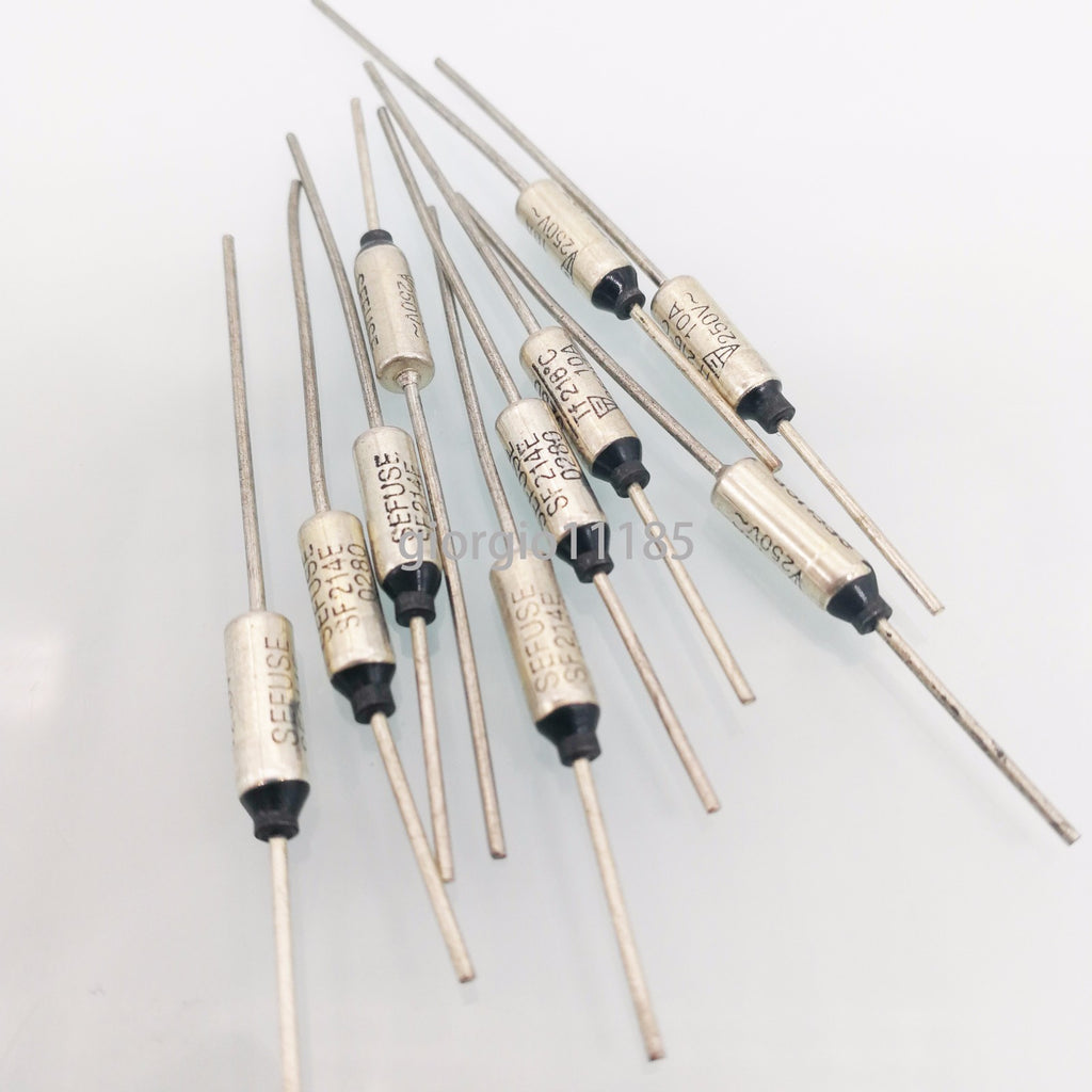 US Stock 10pcs Thermal Fuse Cutoff Sefuse RY Type 250V 10A TF 216℃ SF214E