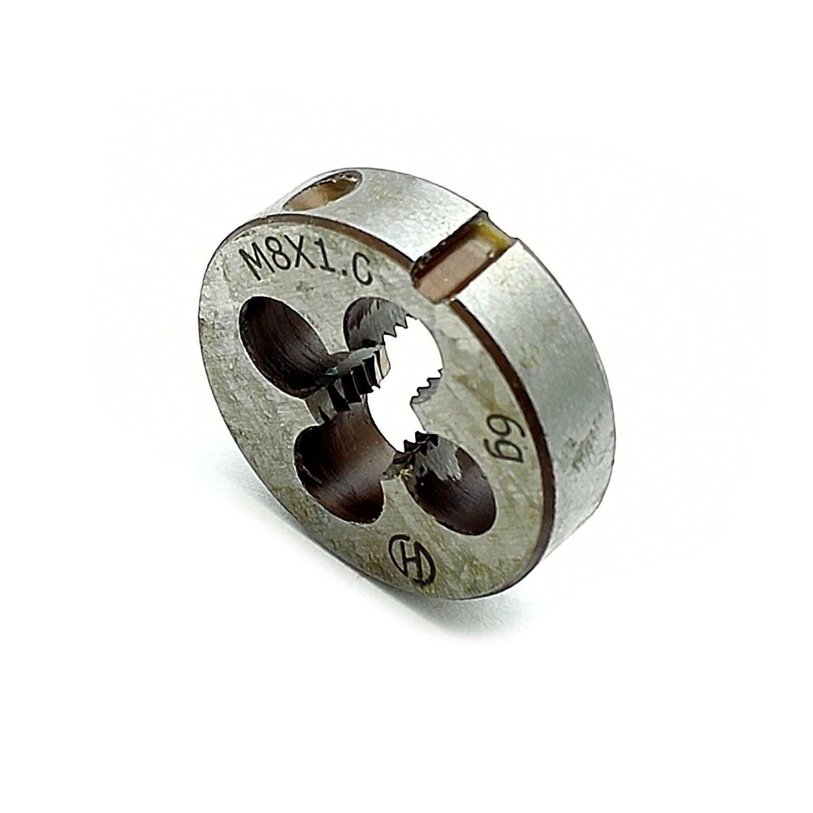 HSS M8 x 1mm Taper & Plug Tap & M8 x 1mm Die Metric Thread Right Hand