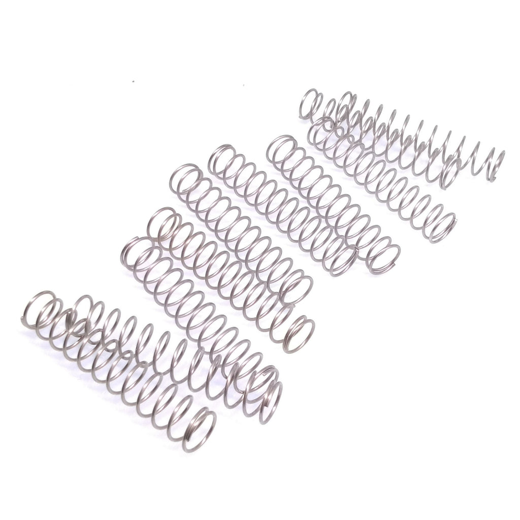 10pcs 0.8mm x 10mm x 50mm Stainless Steel Compression Spring Pressure Spring