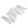 10pcs 0.8mm x 10mm x 50mm Stainless Steel Compression Spring Pressure Spring