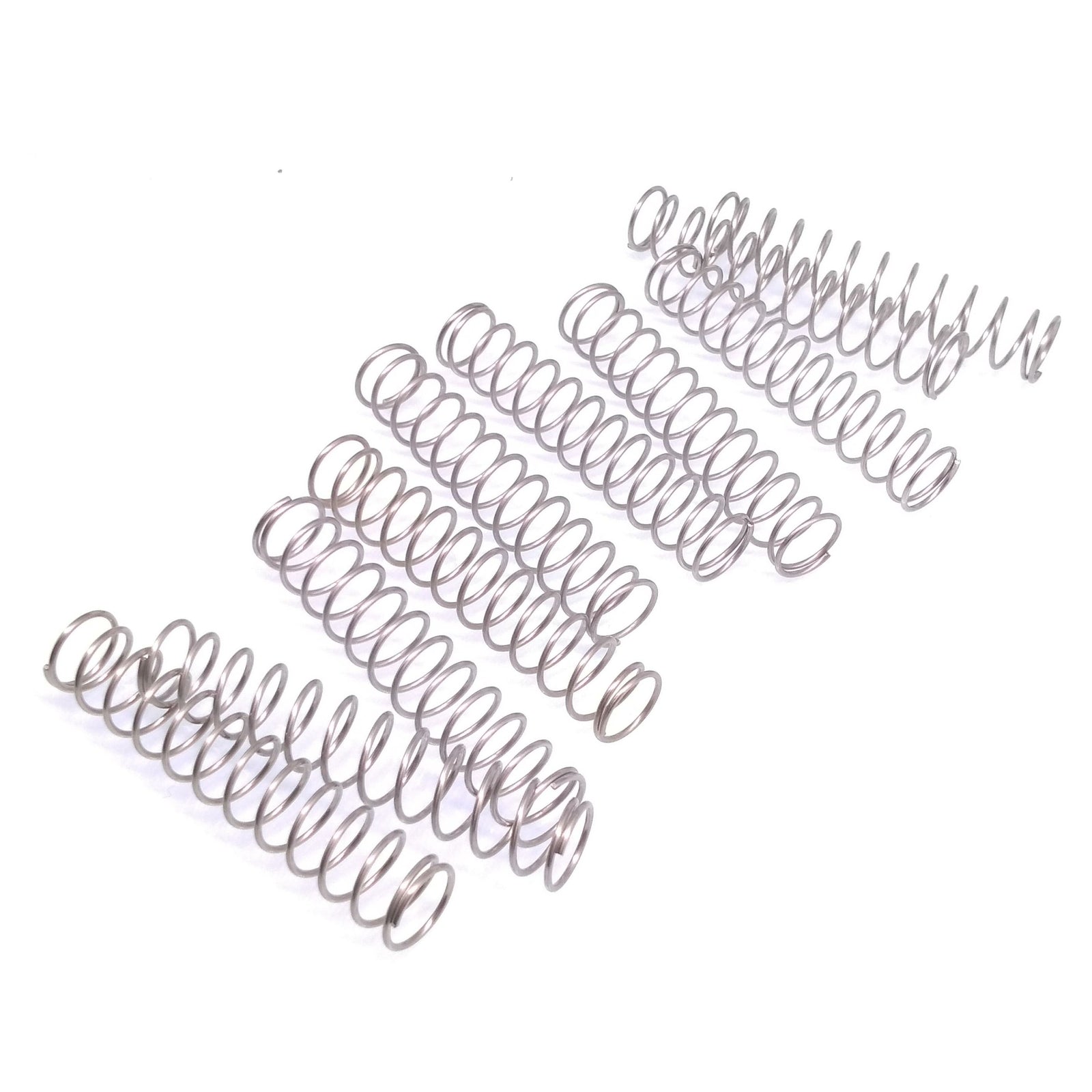 10pcs 0.8mm x 10mm x 50mm Stainless Steel Compression Spring Pressure Spring