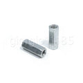 US Stock 5pcs M8 x 1.25 x 27mm Long Rod Coupling Hex Nut Connector Zinc Plated