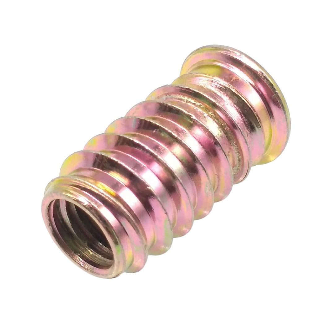 50pcs M10 x 25mm Furniture Screw-in Nut Bolt Fastener Hex Socket Insert Nuts