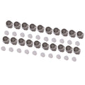 US Stock 50pcs 5mm Chrome Metal LED Bezel Holder Panel Display