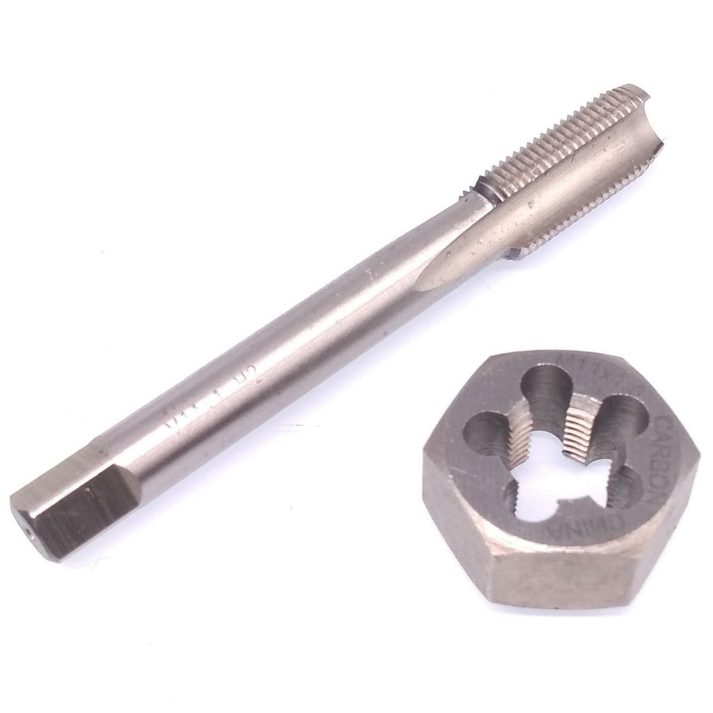 US Stock HSS M11 x 1mm Tap & M11 x 1mm Hexagon Die Metric Thread Right Hand Set