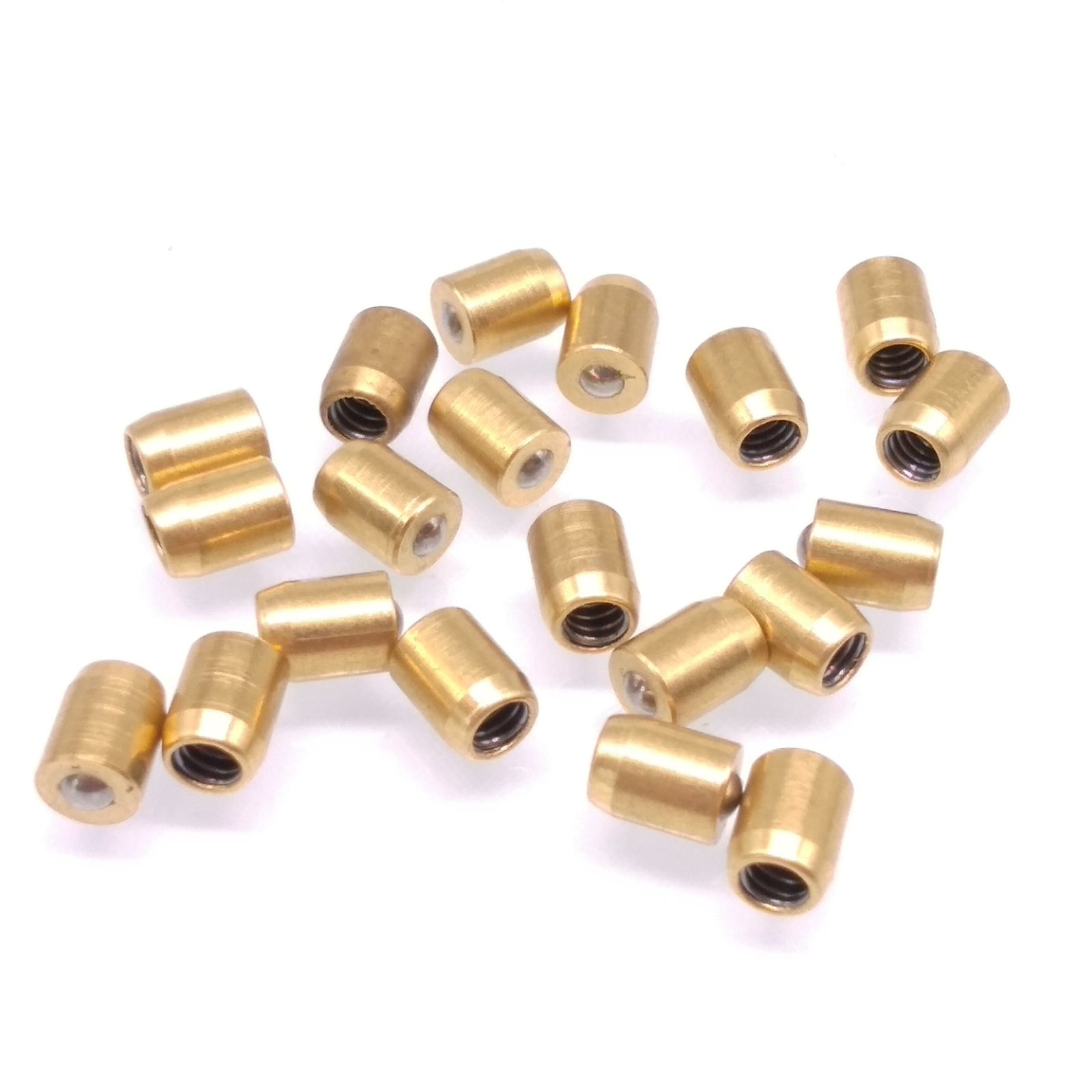20pcs M4 x 5mm Copper Press In Fit Ball Type Oil Cup Oiler Lathe Engine Motor