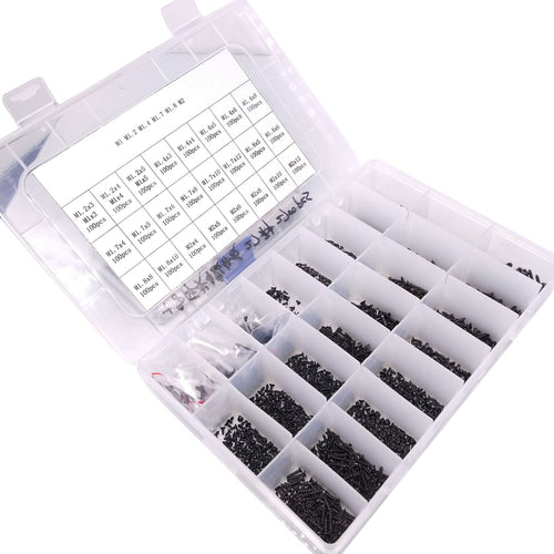 2700pcs Phillips Flat Head Small Self Tapping Screws Assortment Kit