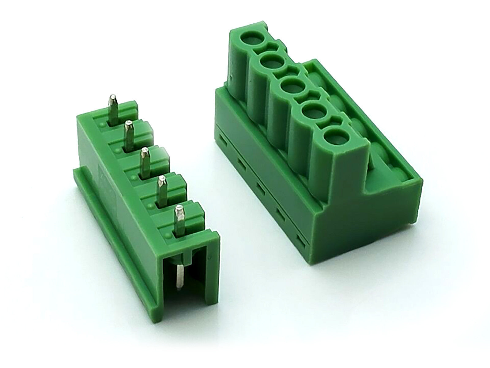 US Stock 10Set 2EDG 5 Pin 5P Plug-in Screw Terminal Block Connector 5.08mm Pitch