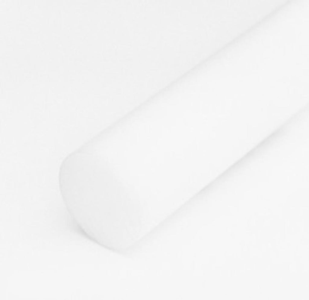 US Stock Diameter 35mm ±10% Length 13 inch UHMW PE Plastic Rod Natural White