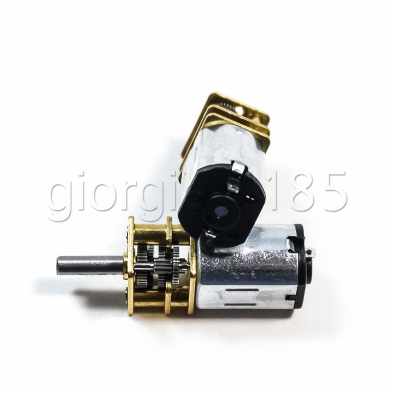 US Stock DC12V 300RPM Mini Metal Gear Motor With Gear Wheel Model: N20 3mm Shaft