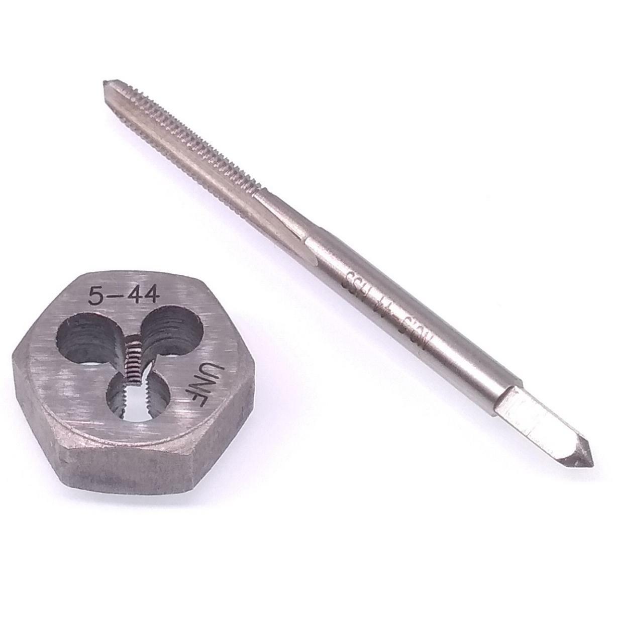 US Stock HSS 5-44 Tap & 5-44 Hexagon Die Thread Right Hand Set