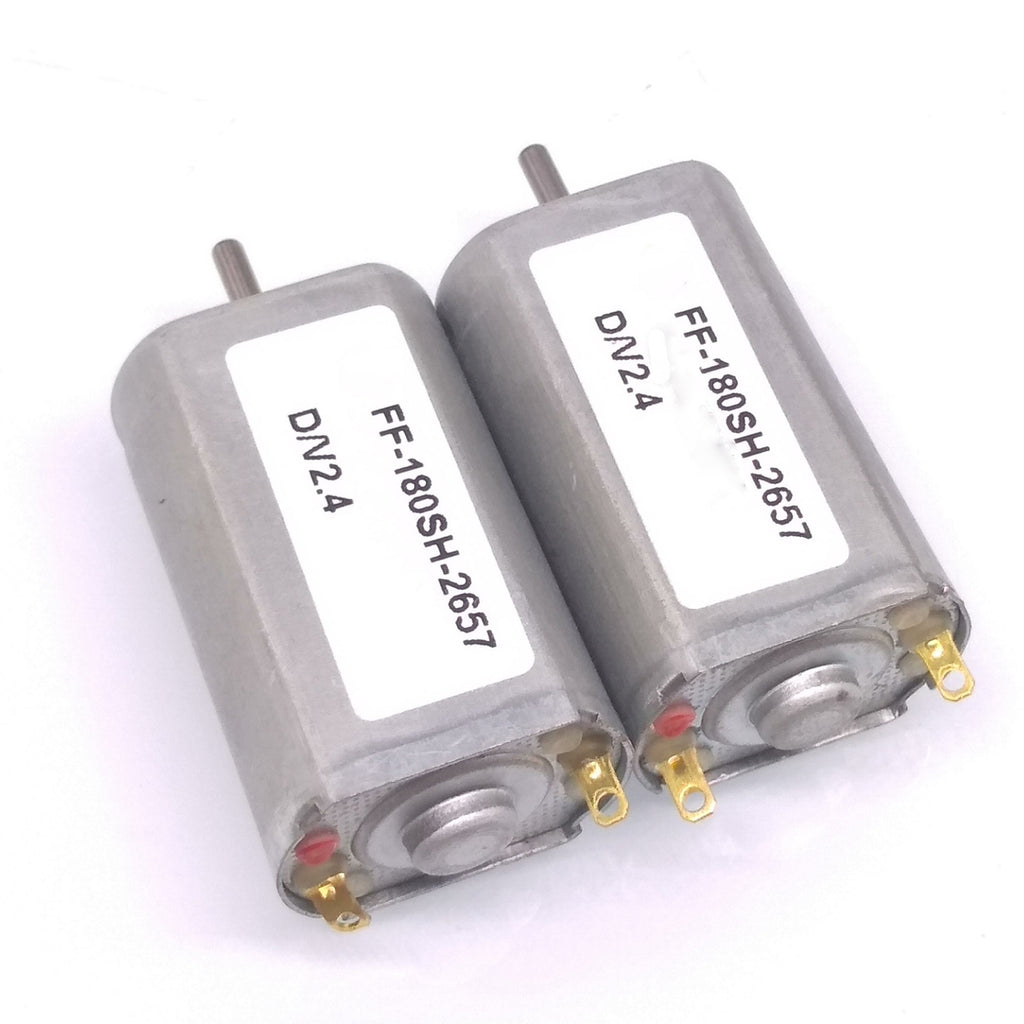 2pcs FF-180SH DC1.2V 2.4V High Speed Mini 20mm DC Motor DIY Electric Shaver