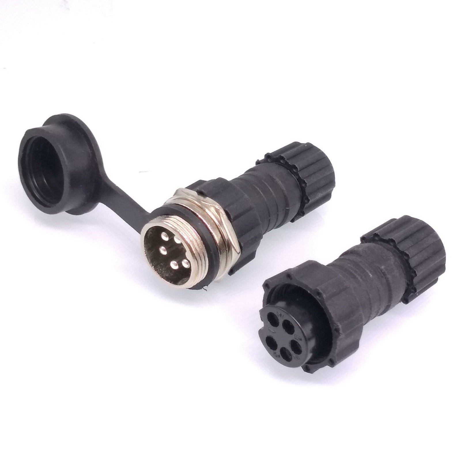 2Sets GX16 Waterproof Aviation Connector Plug Socket Sensor 5pin