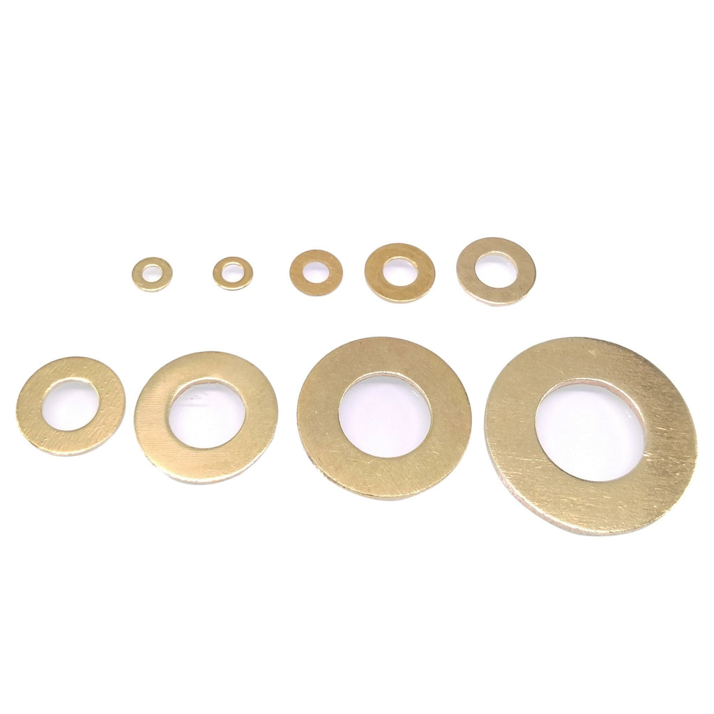 AU Stock 800pcs Brass Flat Washers Assortment Kit