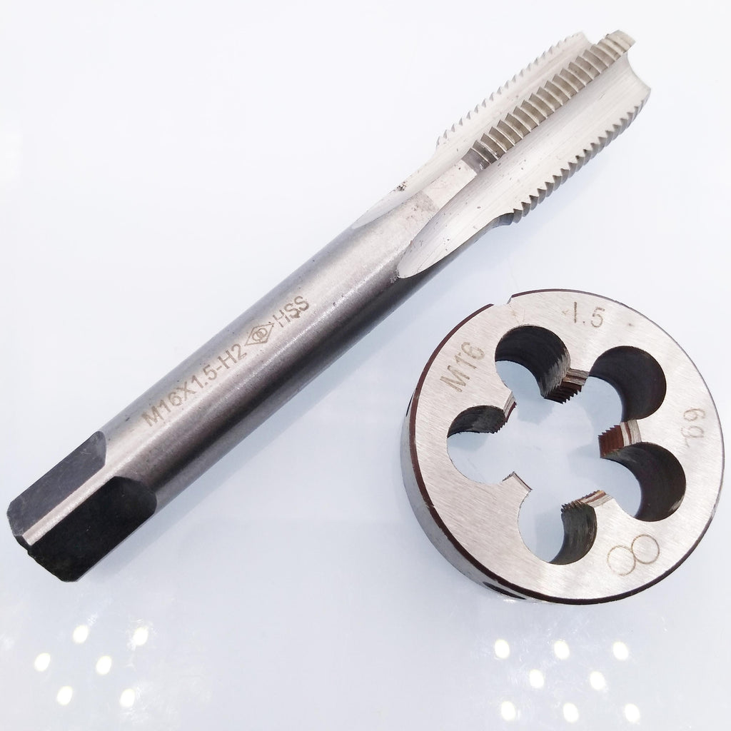 US Stock HSS M16 x 1.5mm Tap & M16 x 1.5mm Die Metric Thread Right Hand