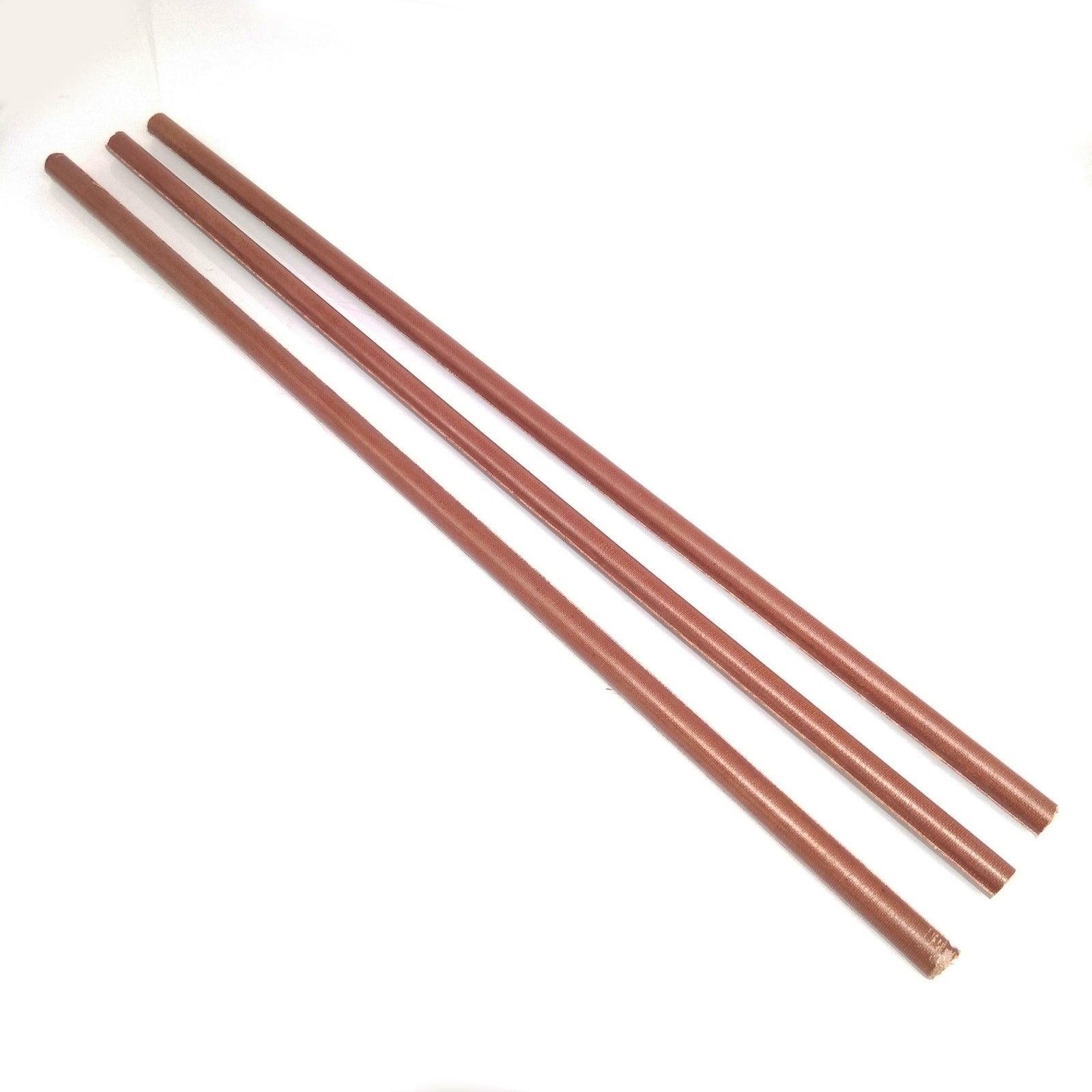 US Stock 3pcs Bakelite Phenolic Round Bar Rod Diameter 8mm ±10% Length 330mm