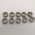 US Stock 10pcs MR63zz Mini Metal Double Shielded Ball Bearings 3mm x 6mm x 2.5mm