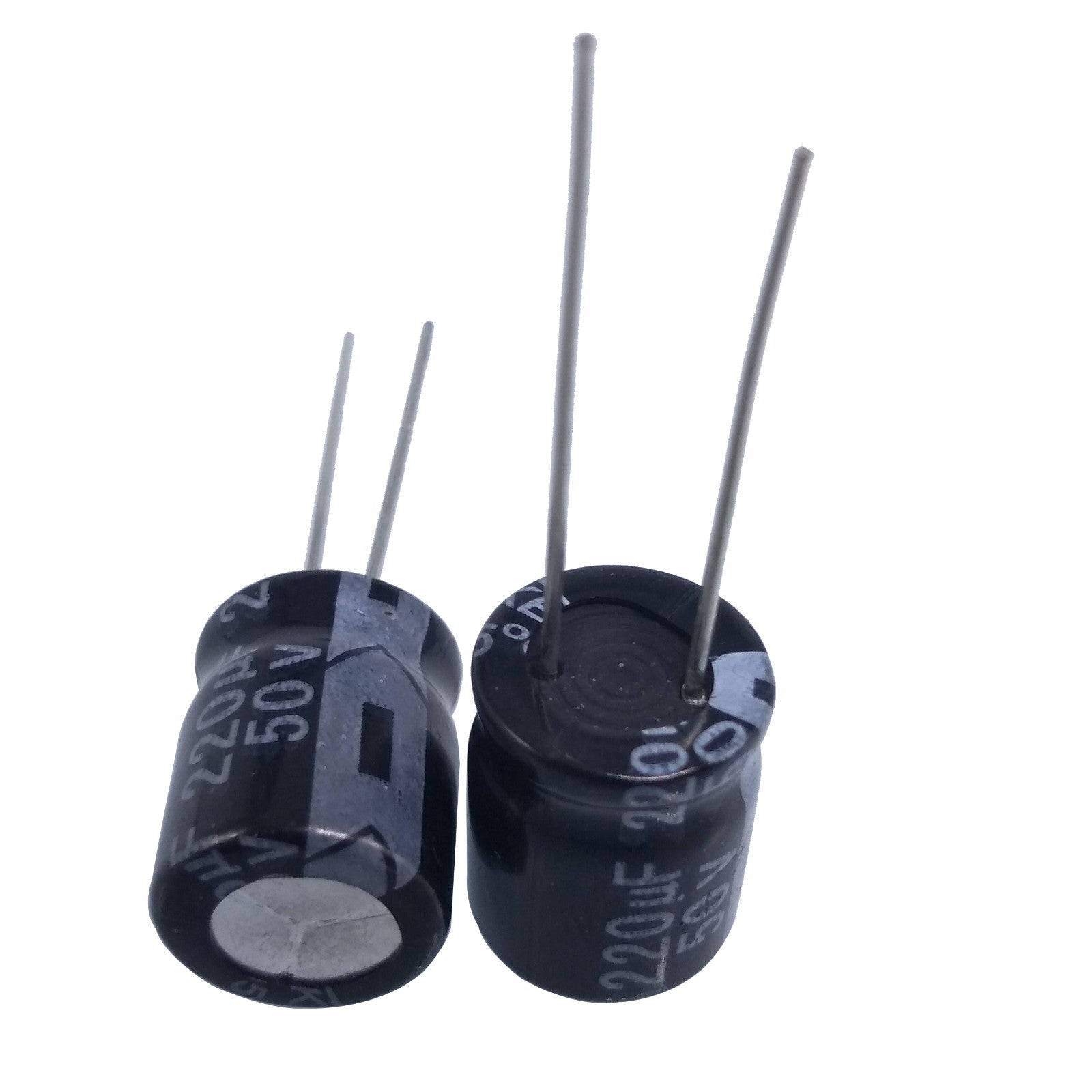 50pcs Electrolytic Capacitors 220uF 220mfd 50V +105℃ Radial 10 x 13mm