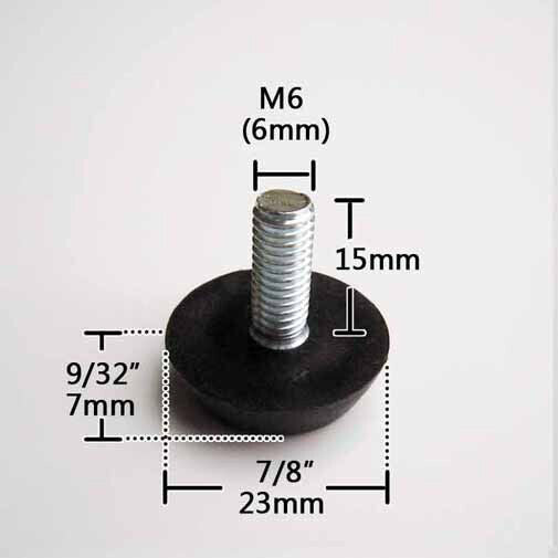 4pcs Furniture Table Chair Sofa Leg Feet Adjustable level Base Glide Pad Screw