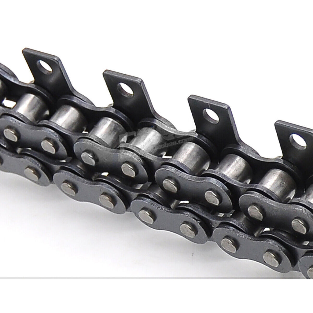 1.524M 08B-1 Roller Chain 1/2" Drive Chain Ears Hole 6.5mm +Lock Link