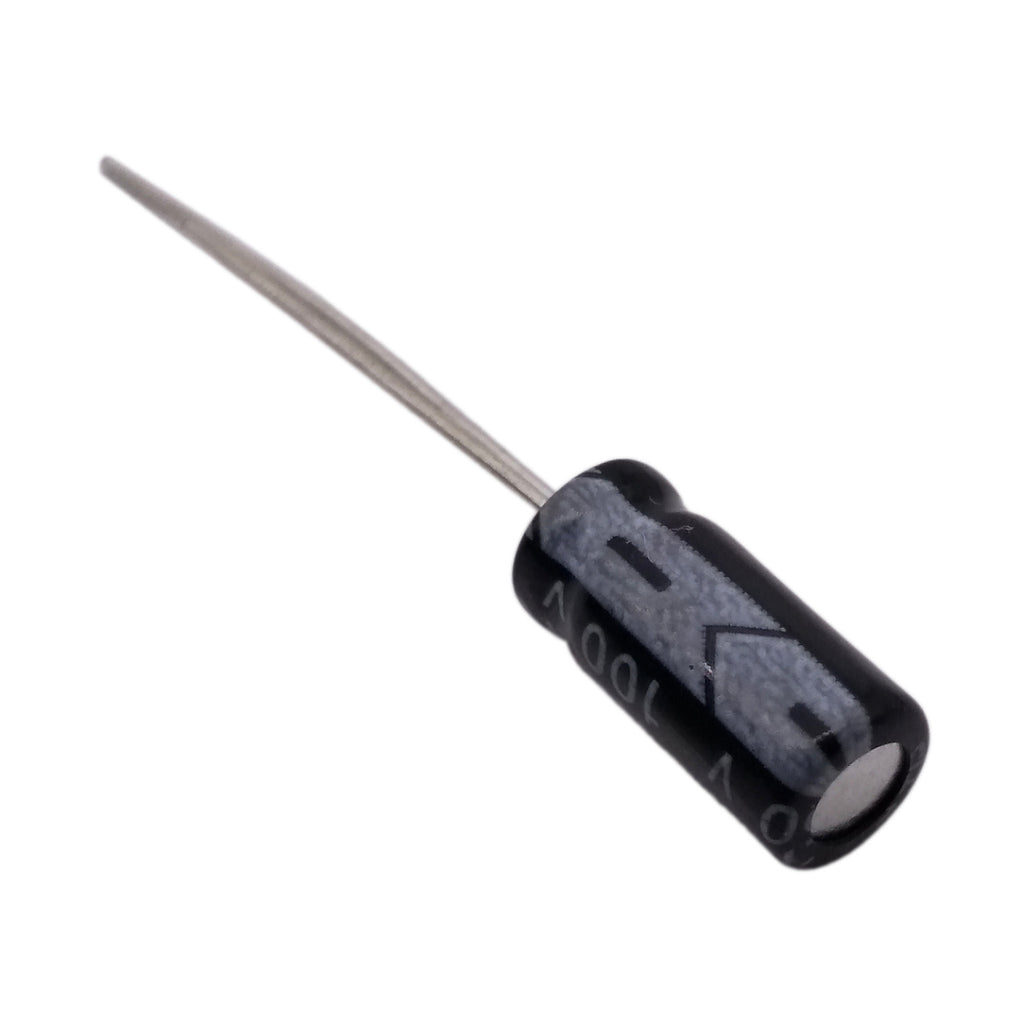 US Stock 50pcs Electrolytic Capacitors 4.7uF 4.7mfd 100V +105℃ Radial 5 x 11mm