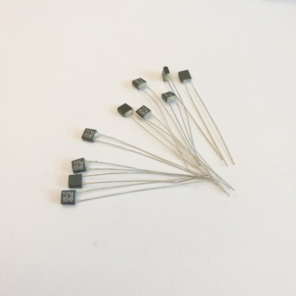 US Stock 10pcs RH 115℃ Thermal Fuse 2A 250V