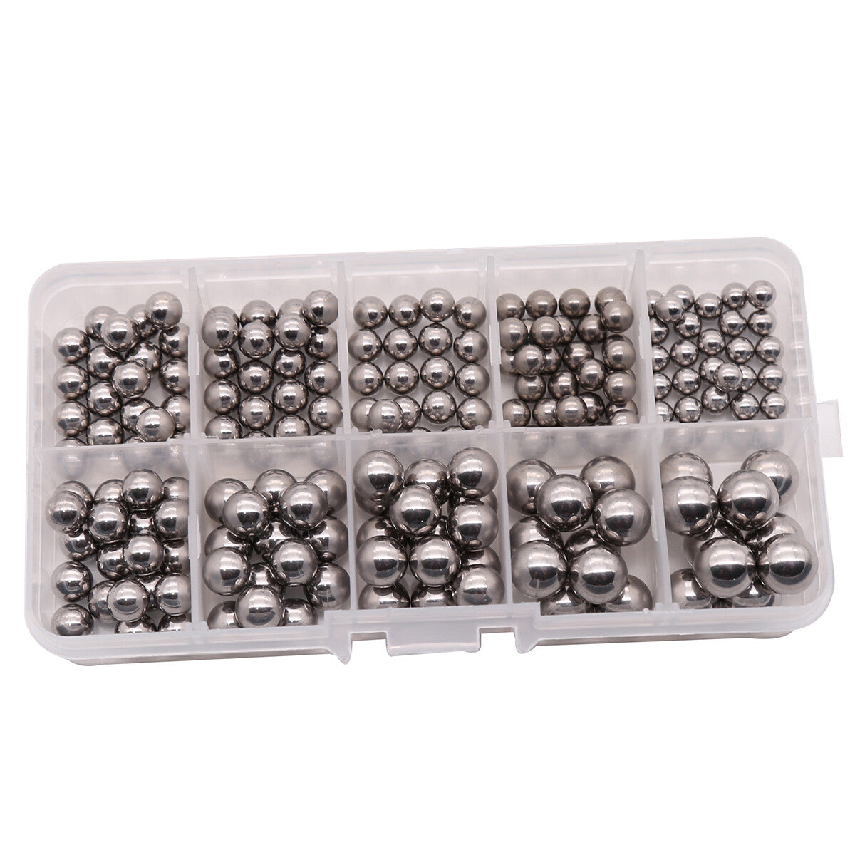 5mm-10mm High Precision Bearing Balls Smooth Ball Box Set - 304 Stainless Steel