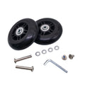 US Stock 2Set OD 84mm Luggage Suitcase Replacement Wheels Axles Repair Wrench