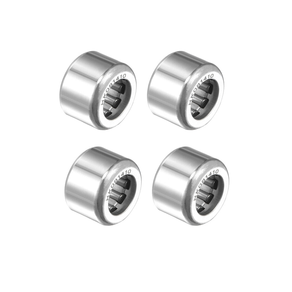 4pcs HK081410 Drawn Cup Needle Roller Bearings 8mm Bore, 14mm OD, 10mm Width