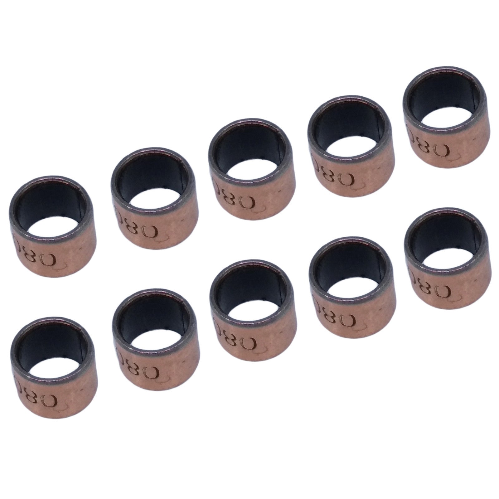 US Stock 10pcs SF-1 0808 Self Lubricating Bearing Bushing Sleeve 8 x 10 x 8mm